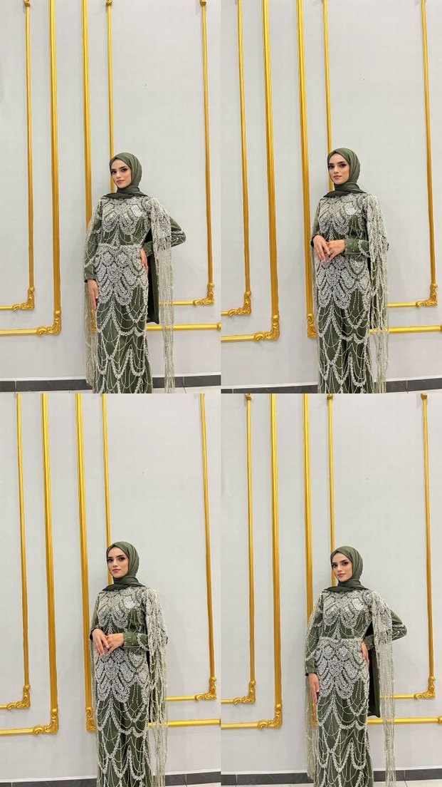 Satılık tesettür abiye - Görsel 3