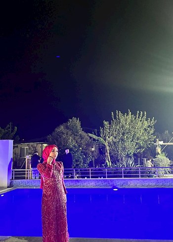 Satılık tesettür Abiye Elbise - Görsel 2