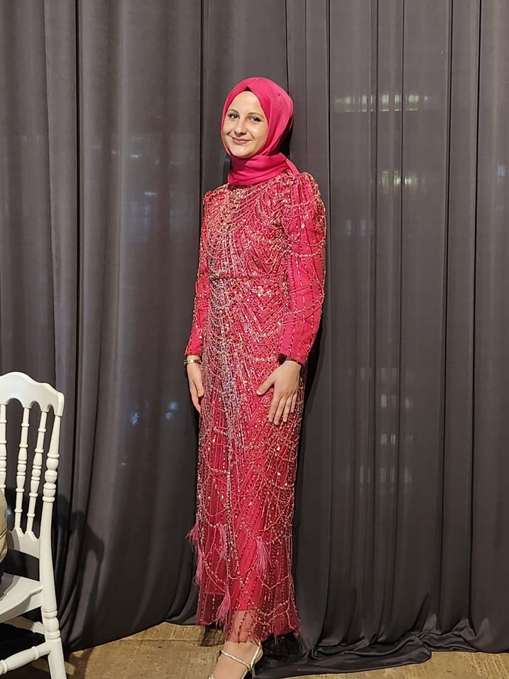 Satılık tesettür Abiye Elbise - Görsel 4