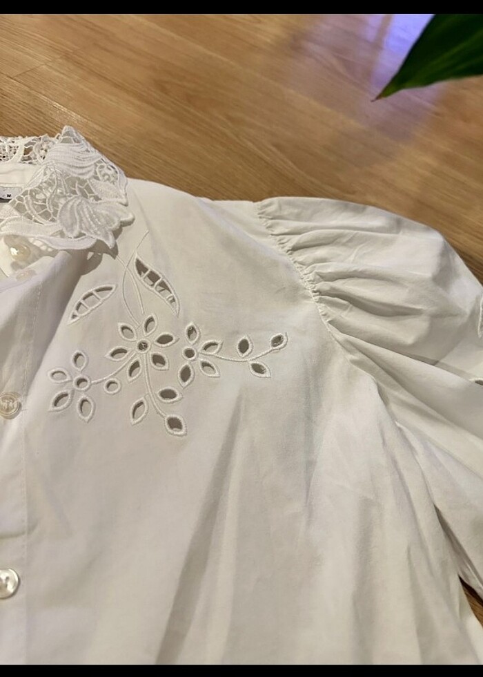 DANTEL DETAY GÖMLEK - Görsel 3