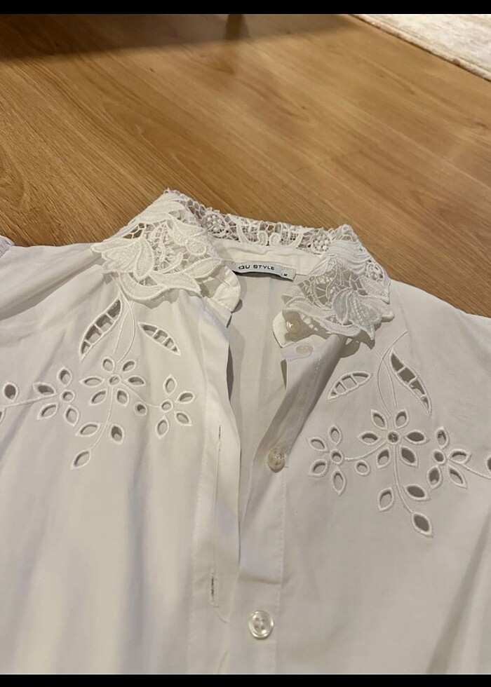 DANTEL DETAY GÖMLEK - Görsel 5