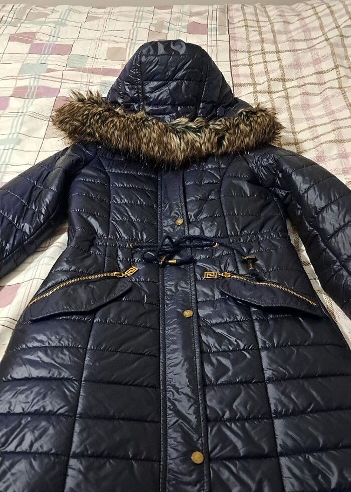 LACIVERT UZUN MONT - Görsel 2