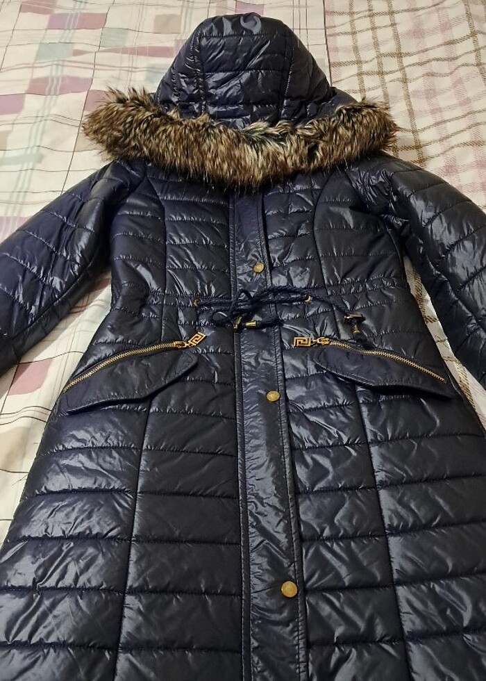 LACIVERT UZUN MONT - Görsel 4