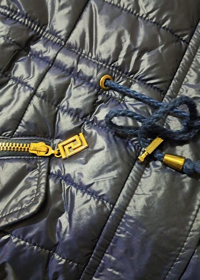 LACIVERT UZUN MONT - Görsel 5