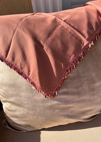  Beden pembe Renk Diger gül kurusu pul işlemeli başörtü