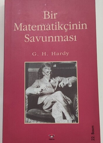 Bir matematikçinin savunması G. H. Hardy TÜBİTAK yayınları