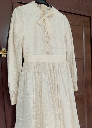 Vintage/Helenistik tarz gelinlik - Görsel 13