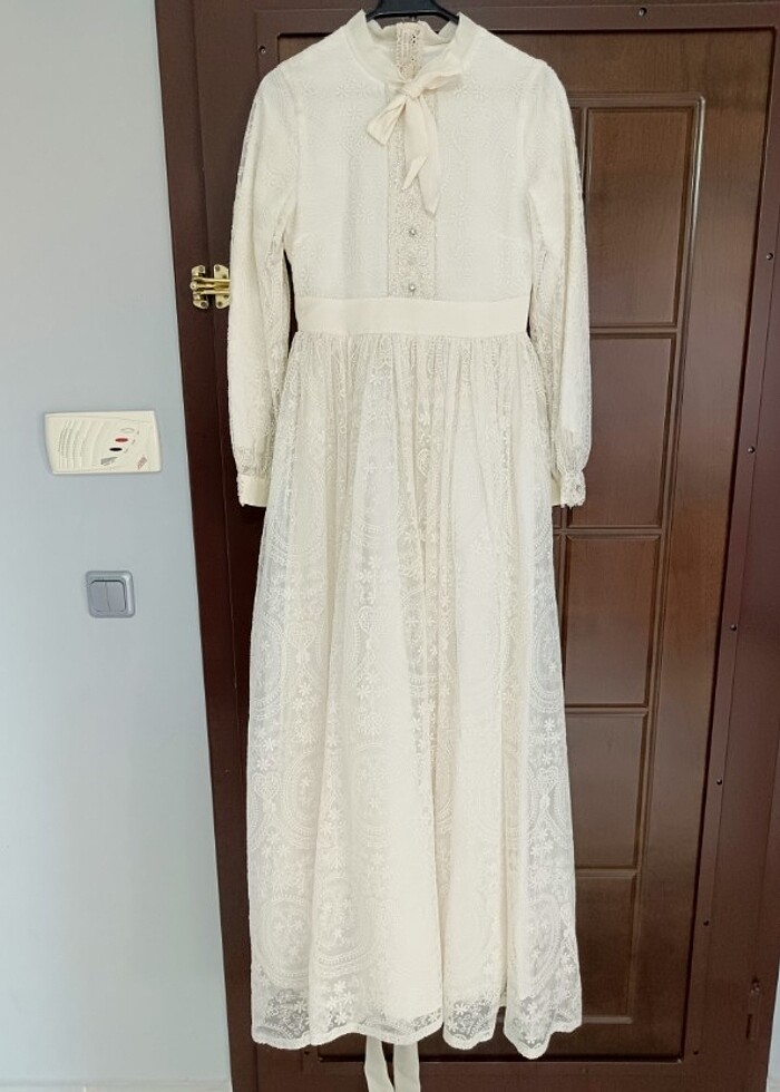 Vintage/Helenistik tarz gelinlik - Görsel 4