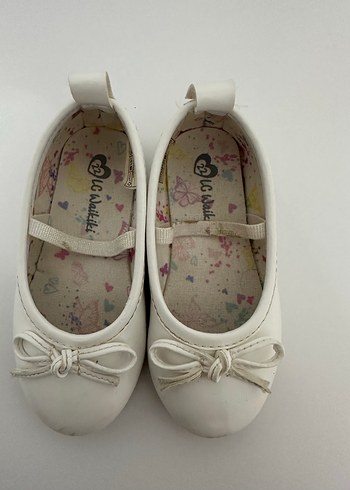 Kız Çocuk Beyaz Fiyonklu Babet - Görsel 4