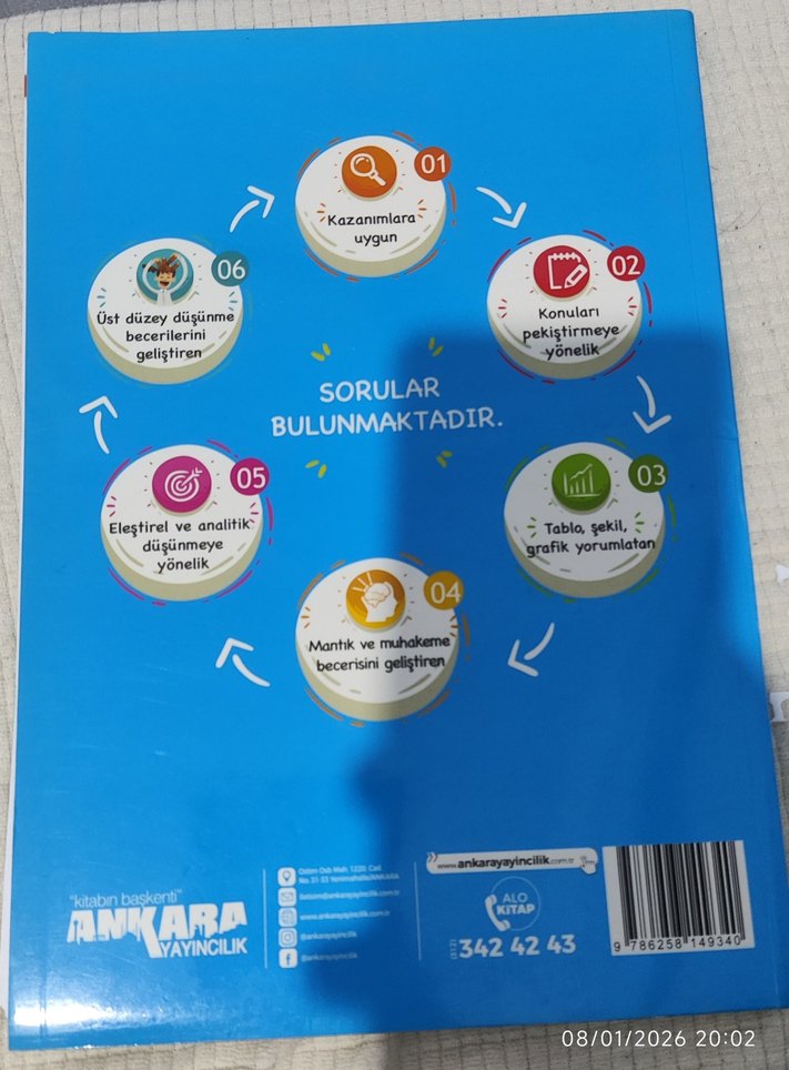 7. Sınıf Güçlendiren Ankara Denemeleri (32 Hafta) - Görsel 2