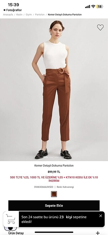 Kadın pantolon