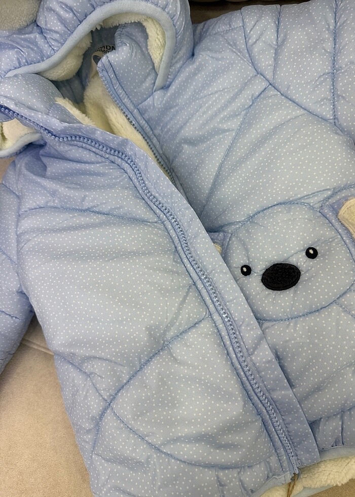 Kız bebek montu - Görsel 3