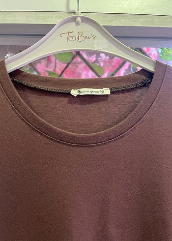 Zara OYSHO Kahverengi Kısa Kollu Tişört