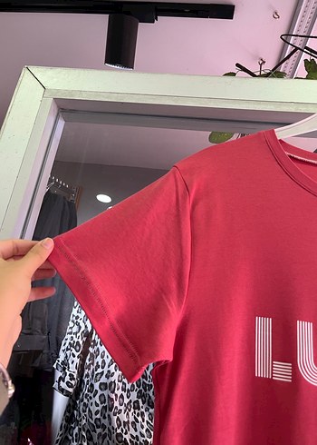 Zara Kırmızı LUFIAN Baskılı Tişört