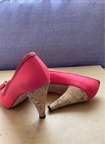 39 Beden pembe Renk Bambi yazlık stiletto