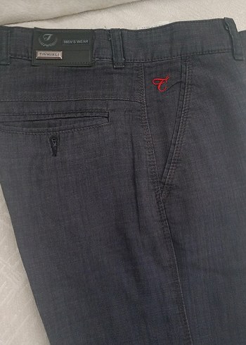 Gri Erkek Denim Regular Fit Pantolon