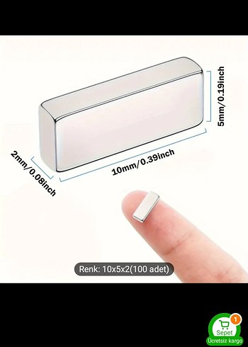  Beden 100 Adet mini guclu miklatis