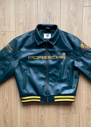 Aime Leon Dore x Porsche Deri Ceket - Görsel 3