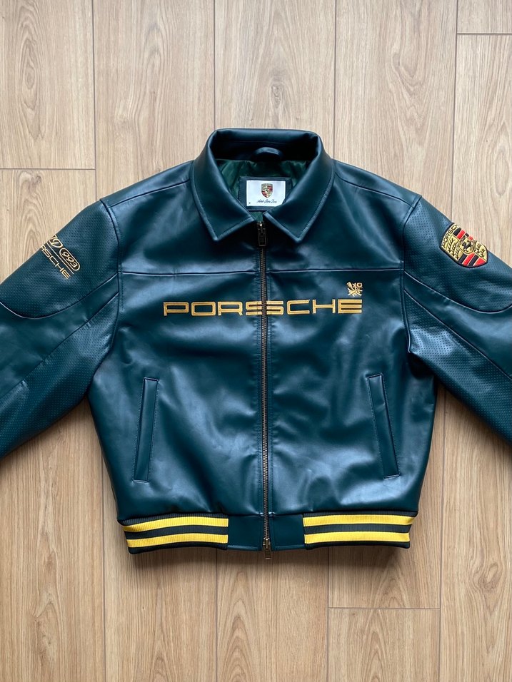Aime Leon Dore x Porsche Deri Ceket - Görsel 3