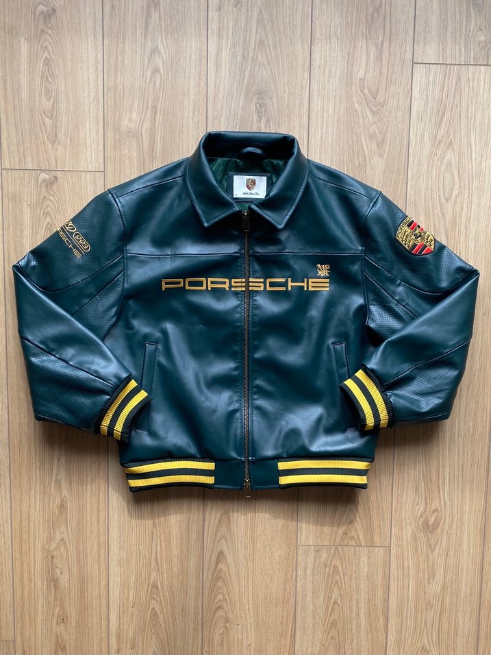 Aime Leon Dore x Porsche Deri Ceket - Görsel 4