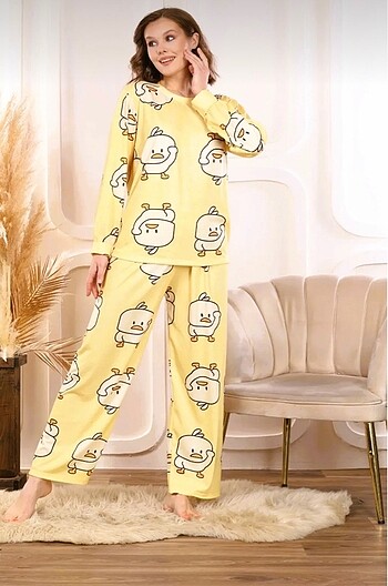 Civcivli Pijama Takımı