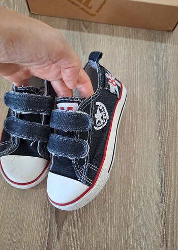 Erkek Çocuk Kot Spor Ayakkabı Cırt Cırtlı