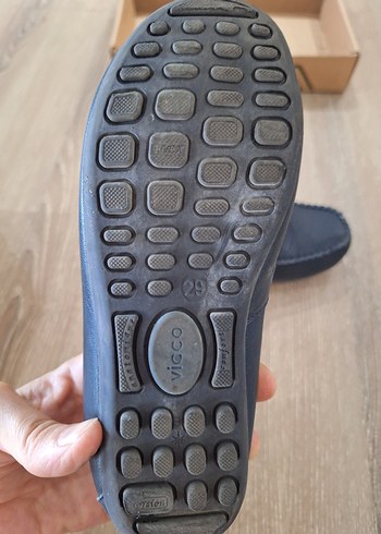 Koyu Mavi Deri Erkek Çocuk Loafer Ayakkabı - Görsel 5