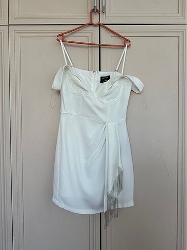 Trendyol & Milla Beyaz mini elbise