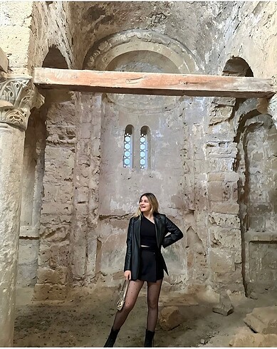 Deri blazer ceket