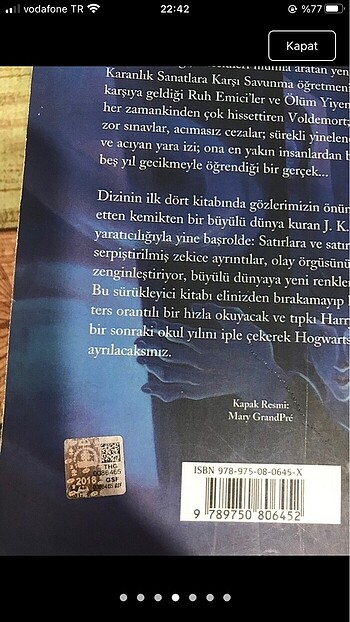  Beden Renk Harry potter zümrüdüanka yoldaşlığı