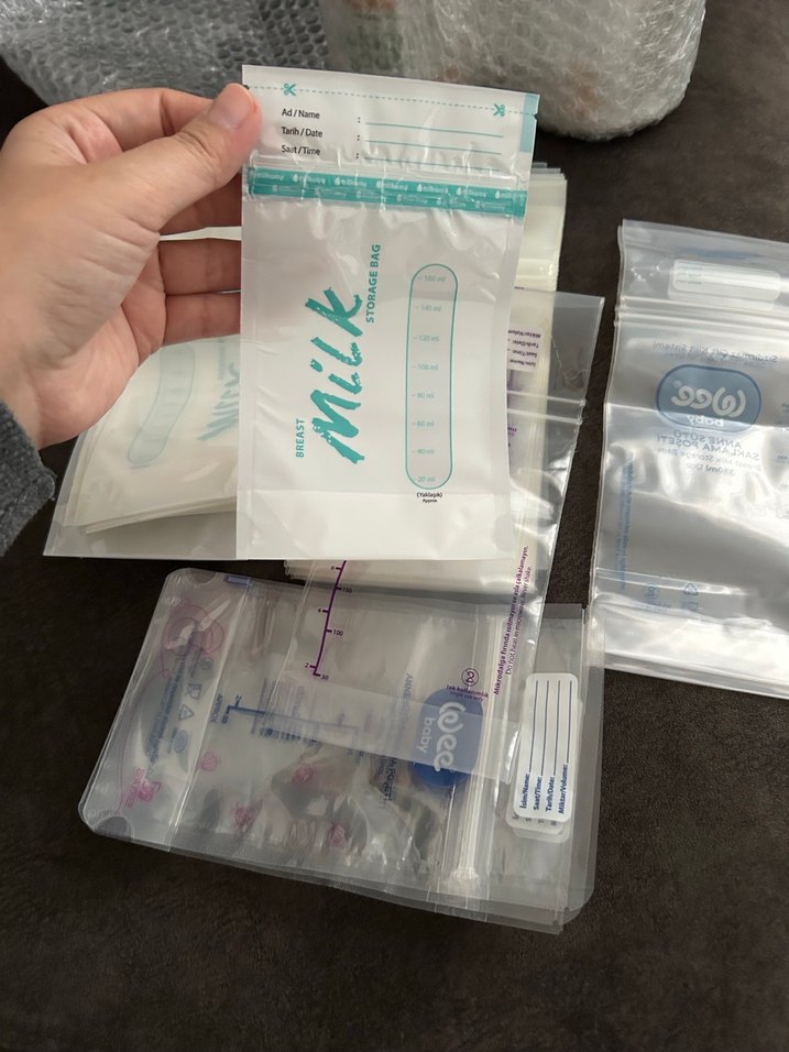 Beyaz Süt Saklama Poşetleri - Görsel 5