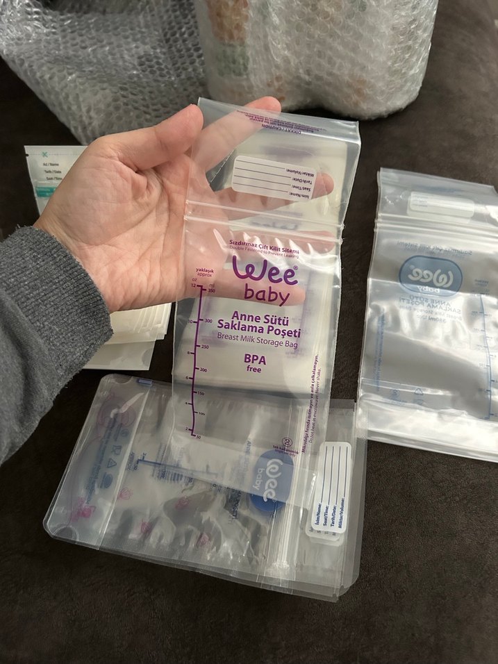 Beyaz Süt Saklama Poşetleri - Görsel 4