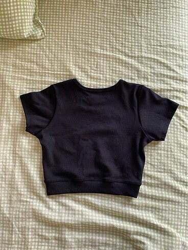 38 Beden siyah crop