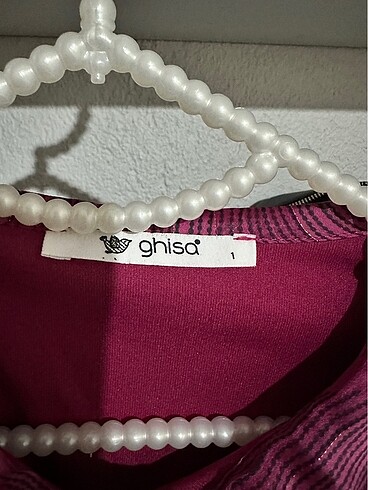38 Beden pembe Renk Ghisa model Fulya elbise