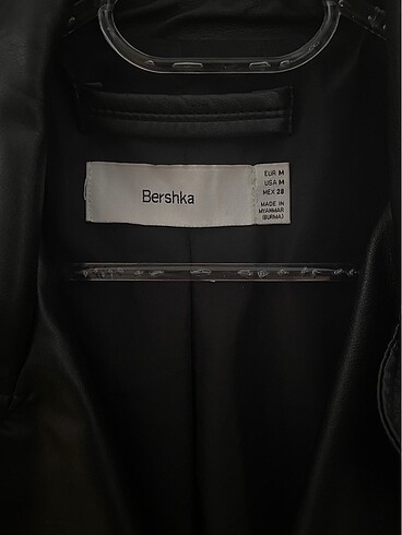 m Beden Bershka Deri Ceket