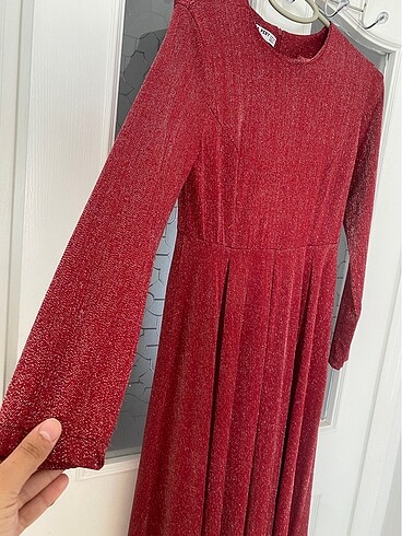 38 Beden bordo Renk Abiye