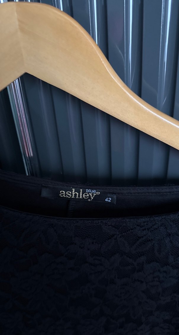 Siyah Dantelli Midi Gotik Elbise - Görsel 2