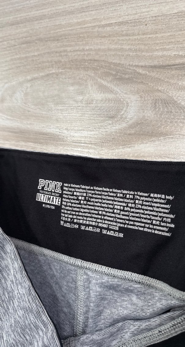 Gri Dikiş Detaylı Spor Tayt - Görsel 2