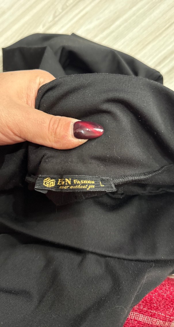 Kadın Siyah Basic Tayt - Görsel 2