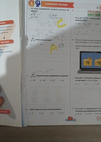 Akıllı 8. Sınıf Matematik Defteri
