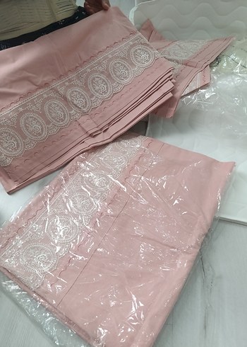 el işi dantelli pikolu çift kişilik nevresim takımı gelin çeyiz