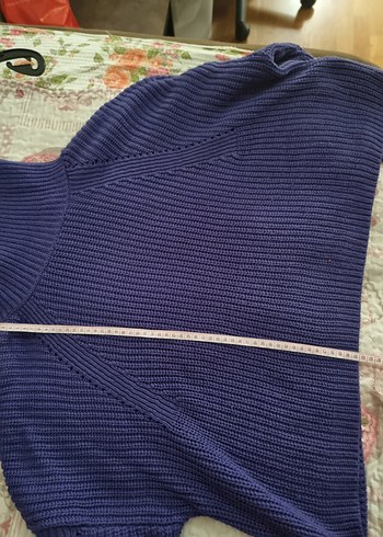 Mor Boğazlı Örgü Kadın Kazak - Görsel 2