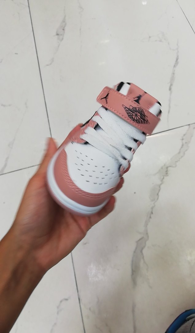 Kız Çocuk Pembe Spor Ayakkabı Velcro - Görsel 2