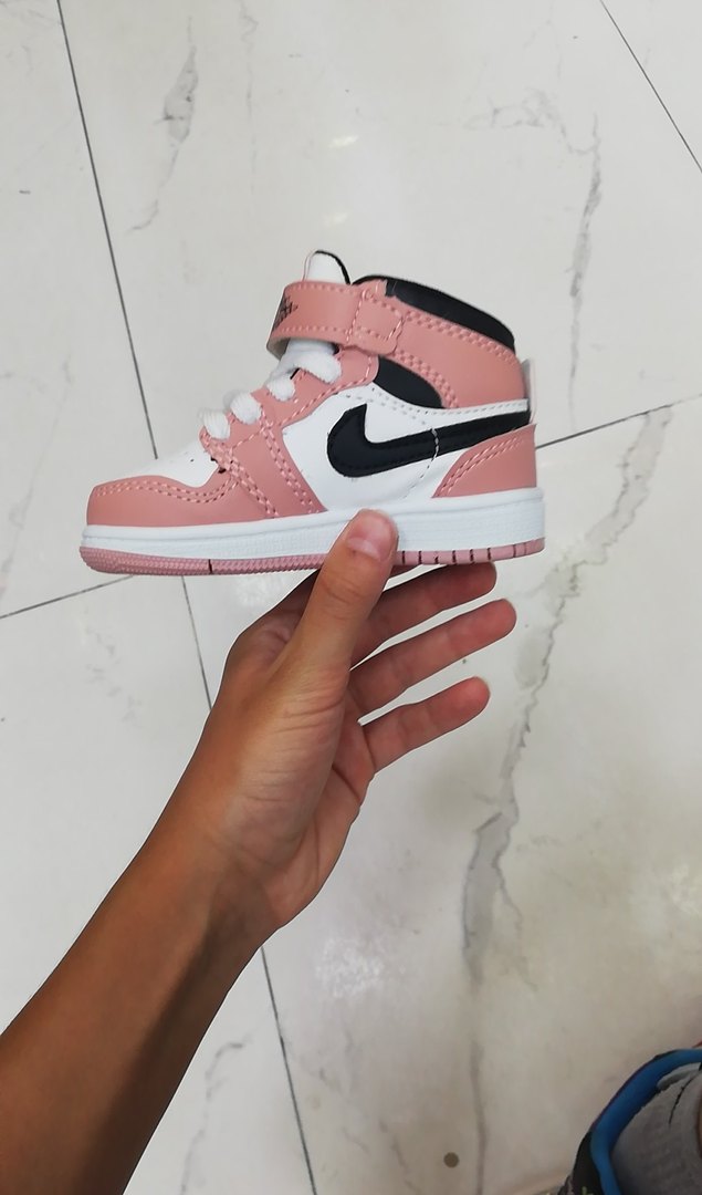 Kız Çocuk Pembe Spor Ayakkabı Velcro - Görsel 3