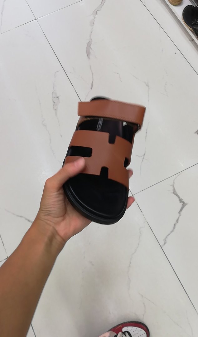 Kahverengi Tokalı Erkek Sandalet - Görsel 2