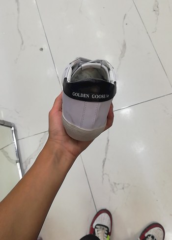 Golden Goose Deluxe Beyaz Kadın Spor Ayakkabı - Görsel 4