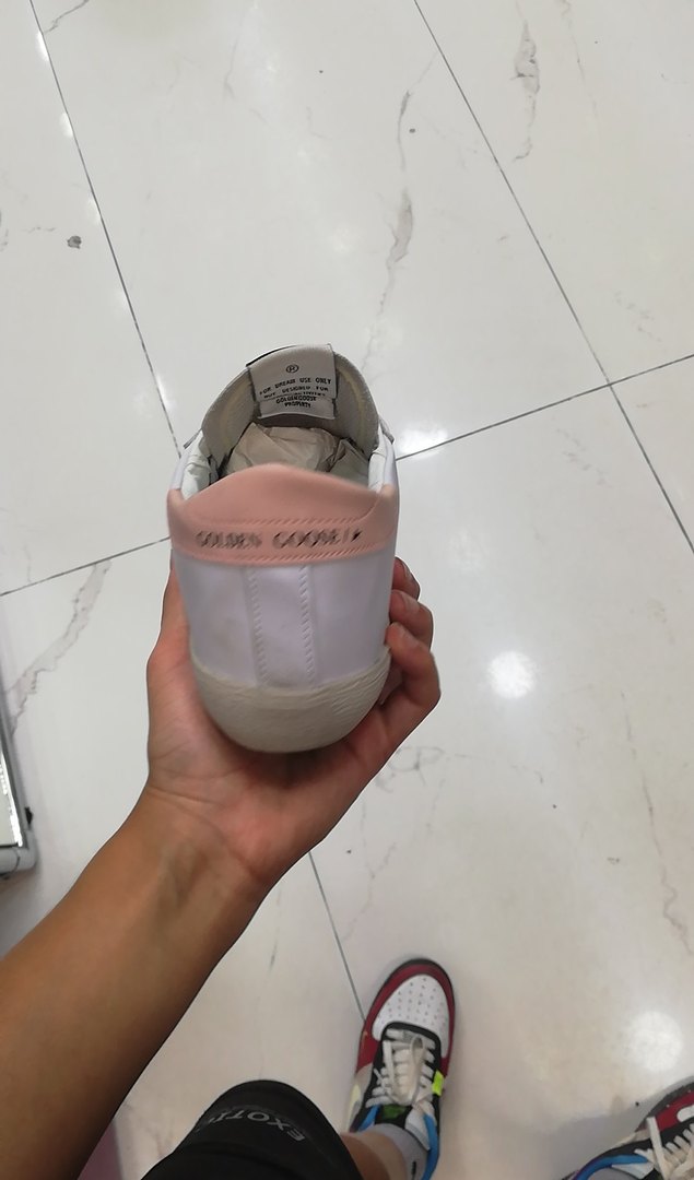 Golden Goose Deluxe Beyaz Bağcıklı Spor Ayakkabı - Görsel 4