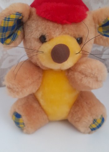 Fisher Price Renkli Sarı Peluş Oyuncak Fare