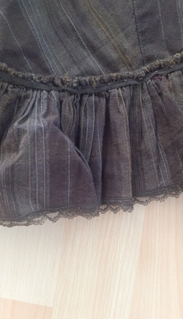 Kahverengi Midi  Etek - Görsel 2