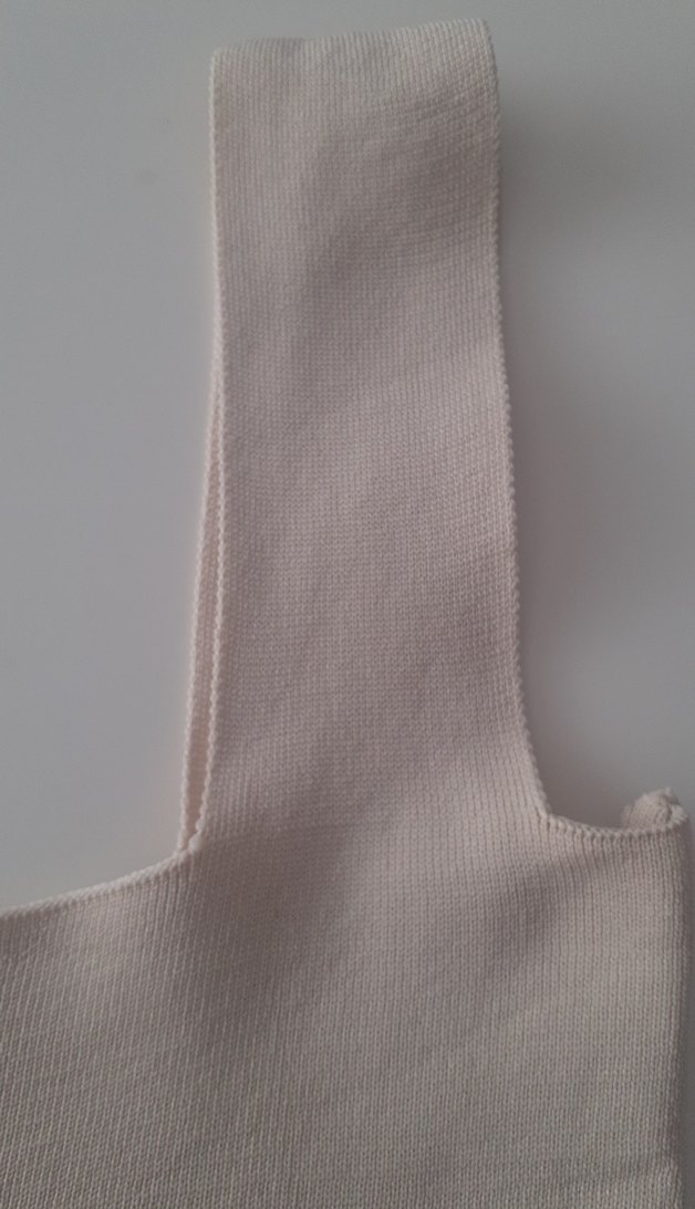 Bej Kadın Kolsuz Fitted Basic Top - Görsel 2